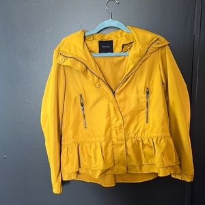 Zara peplum ruffle hem jacket